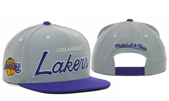 NBA Los Angeles Lakers M&N Strapback Hat id22